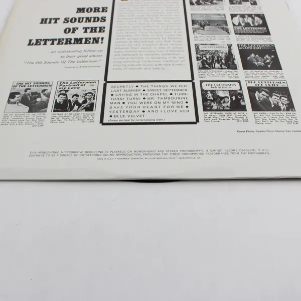 More Hit Sounds of The Lettermen! 12" Vinyl Record