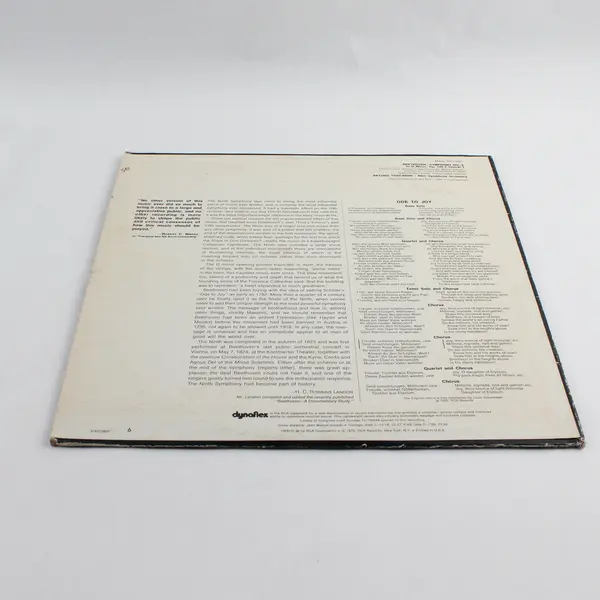 Toscanini Beethoven: Ninth Symphony 12"  Vinyl Records