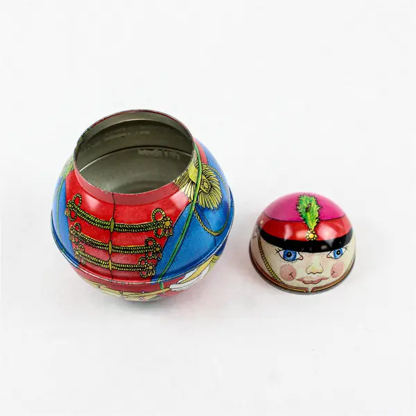 Collectible Vintage Hallmark Container Ornament 1991 Jolly Wolly Soldier.