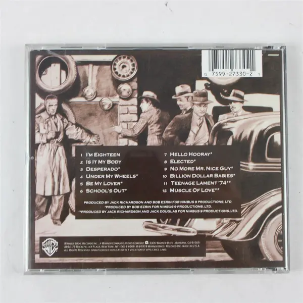 Greatest Hits CD by Alice Cooper 1990, #3107-2 