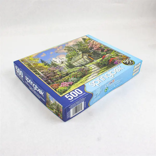 Springbok "Mountain View Chapel" 500-Pc. Jigsaw Puzzle, 2018 complete 