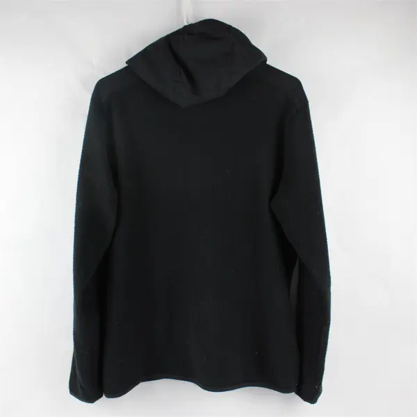 Columbia Black Textured Zip-Up Hoodie Men's XL