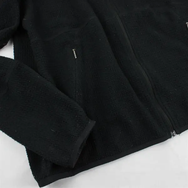 Columbia Black Textured Zip-Up Hoodie Men's XL