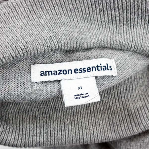 Amazon Essentials Light Gray Long-Sleeved Turtleneck Women's XL