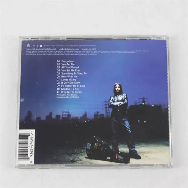 The Spirit Room By Michelle Branch (CD, 2001, Maverick Recording Co, Folk Rock)