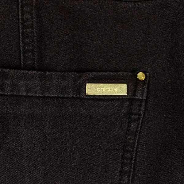 So Slimming by Chico's Dark Brown Straight-Leg Pants Women's Size 2 Short