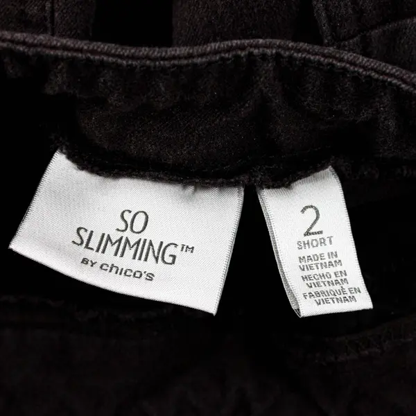 So Slimming by Chico's Dark Brown Straight-Leg Pants Women's Size 2 Short