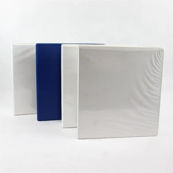 Lot of 4 Avery Dennison 1.5" Blue White 3-Ring Binders Office School