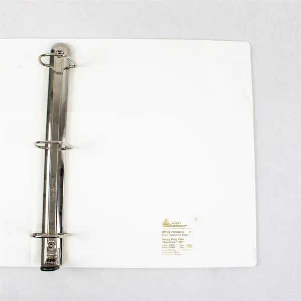Lot of 4 Avery Dennison 1.5" Blue White 3-Ring Binders Office School