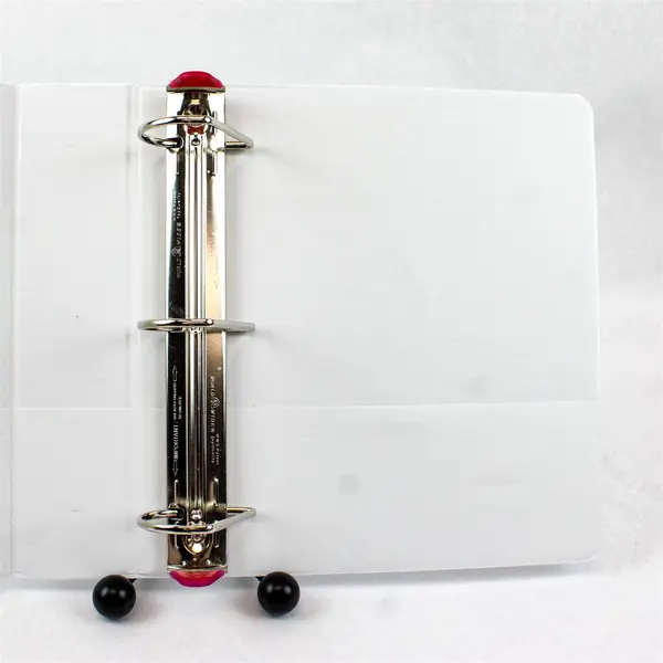 Lot of 2 Blue and White 3-Ring Binders 2.5" School Office Supplies
