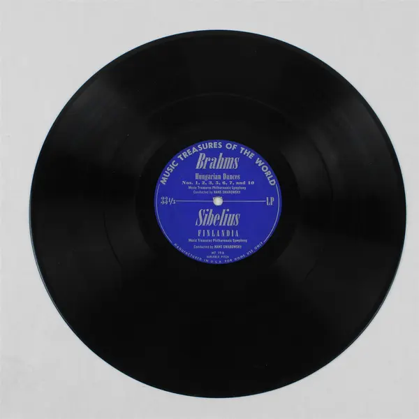Music Treasures of the World MT 19 Bach Brahms Sibelius 12in Vinyl LP