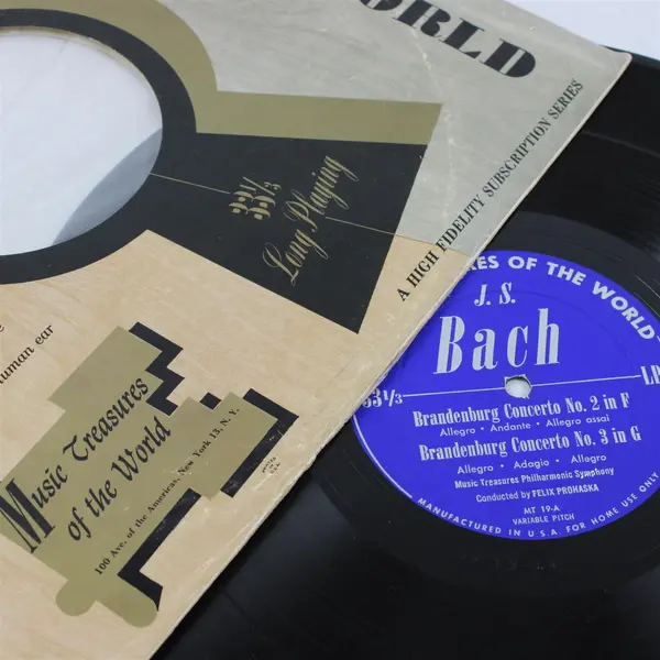 Music Treasures of the World MT 19 Bach Brahms Sibelius 12in Vinyl LP
