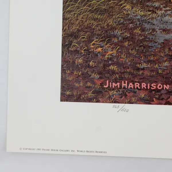 Jim Harrison L. E. "Shrine Circus" Art Print Signed and Numbered 265/1500