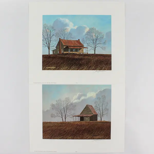 1981 Jim Harrison House And Barn Numbered & Signed Prints  354/1500