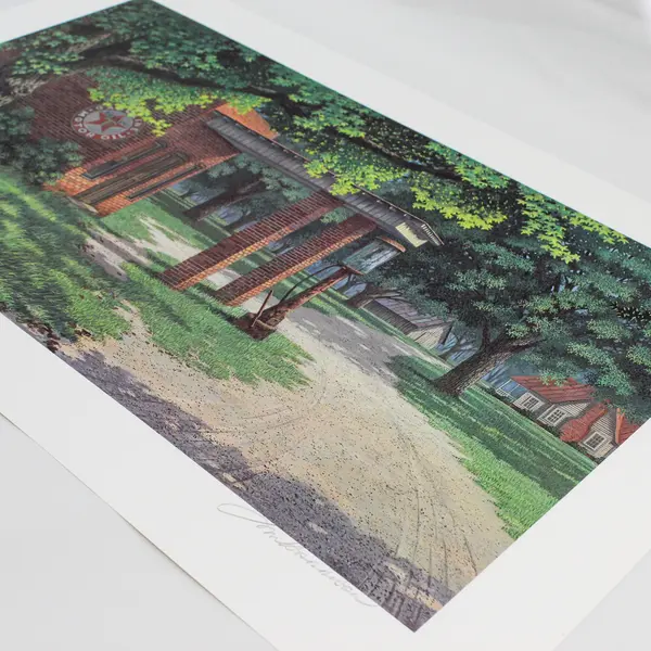 Jim Harrison Fillin' Station 1983 Signed Numbered Limited Edition Art Print