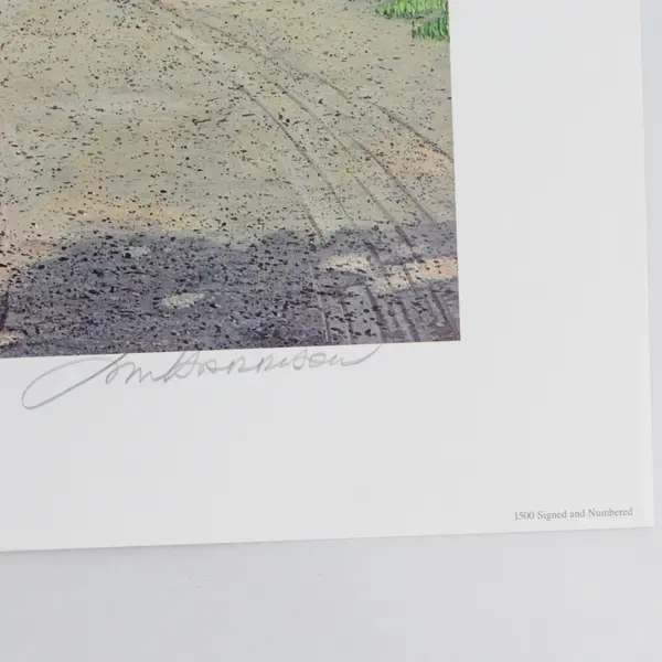 Jim Harrison Fillin' Station 1983 Signed Numbered Limited Edition Art Print
