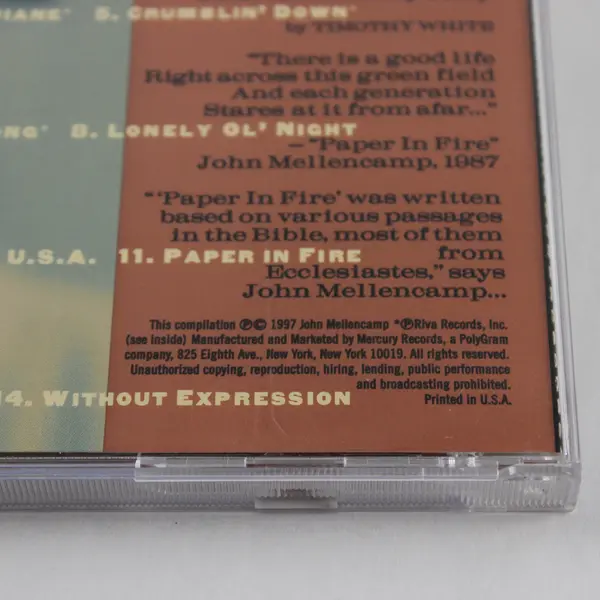 The Best That I Could Do 1978-1988 CD by John Mellencamp 1997 #314536 739-2 