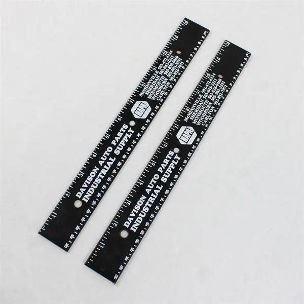 Lot of 2 NAPA 12-Inch Flexible Plastic Rulers