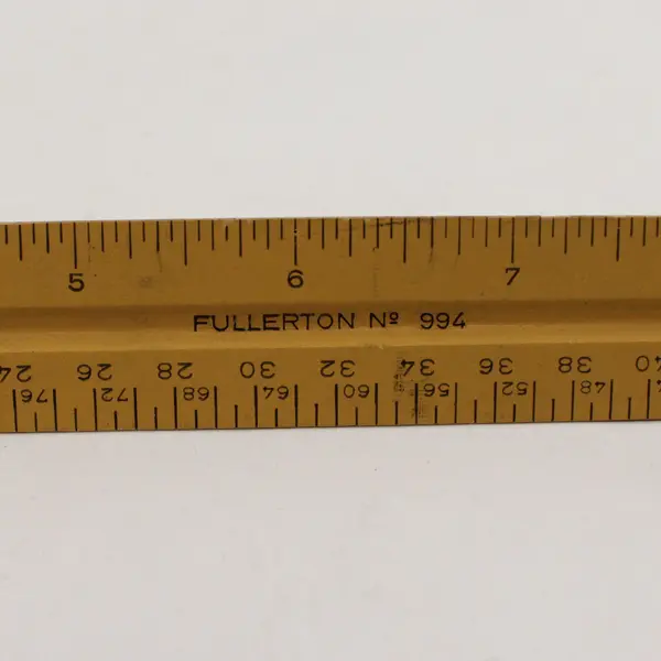 Lot of Three Architect Triangular Scale Rulers Drafting Model Making Fullerton