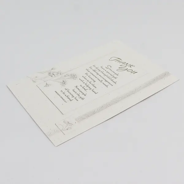 Hallmark Floral Thank You Card with Envelope