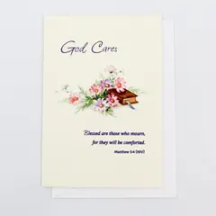 1984 VTG Hallmark Christian Sympathy Card Unused