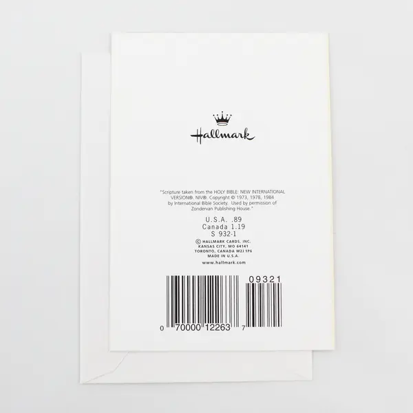 1984 VTG Hallmark Christian Sympathy Card Unused