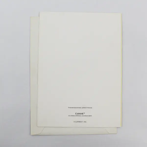 Vintage Current Inc. Christian Religious Thanksgiving Greeting Card Unused
