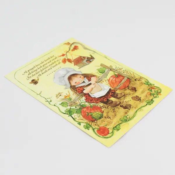 Vintage Current Inc. Christian Religious Thanksgiving Greeting Card Unused