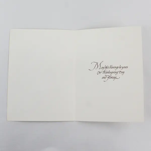 Vintage Current Inc. Christian Religious Thanksgiving Greeting Card Unused