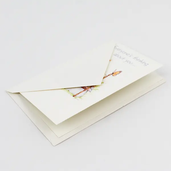 American Greetings Forget Me Not Get Well Greeting Card Kathy Lawrence Unused