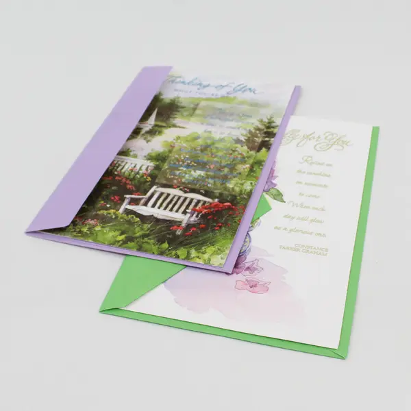 Lot of 2 Paramount Get Well Greeting Cards Unused