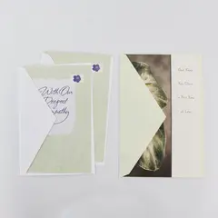 Lot of 3 Tender Thoughts Sympathy Cards with Envelopes Unused