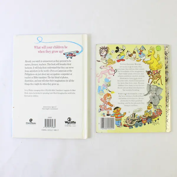 Lot of 2 HC Books Christmas Donkey & When I Grow Up I Can Go Anywhere for Jesus