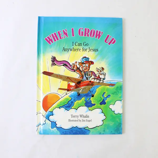Lot of 2 HC Books Christmas Donkey & When I Grow Up I Can Go Anywhere for Jesus