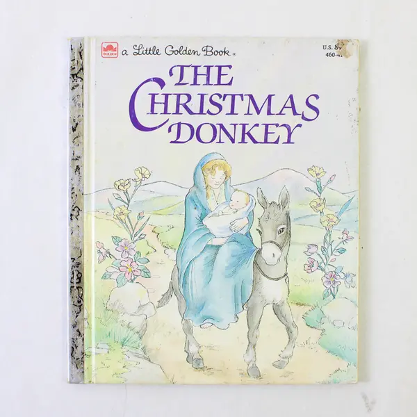 Lot of 2 HC Books Christmas Donkey & When I Grow Up I Can Go Anywhere for Jesus