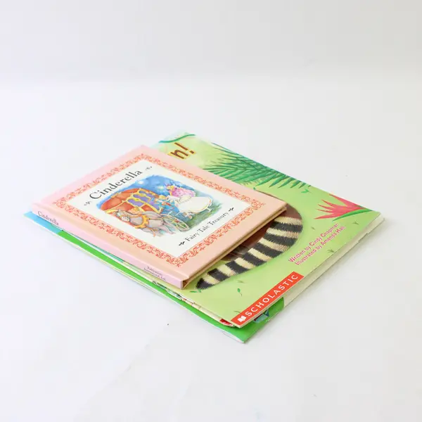 Lot of 4 Children's Books Cinderella Run Sid The Bus I Can Cooperate