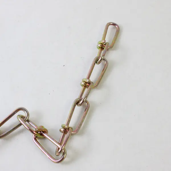 Lot of 4 Metal Chain Sections 4 ft Each - Chain Link Fencing Repair