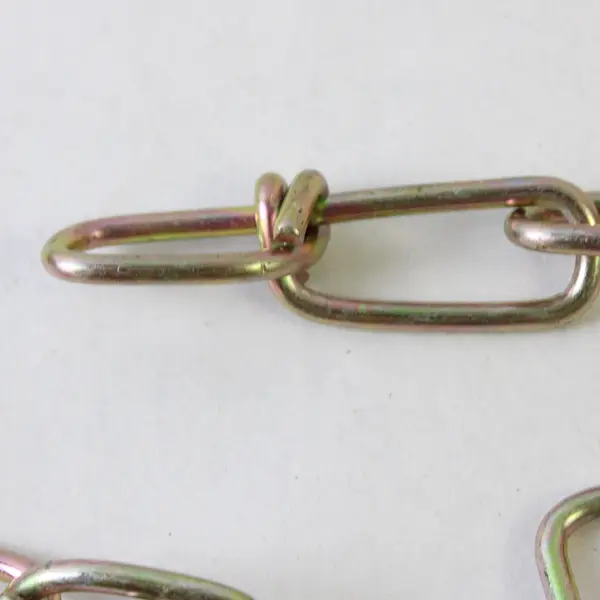 Lot of 4 Metal Chain Sections 4 ft Each - Chain Link Fencing Repair