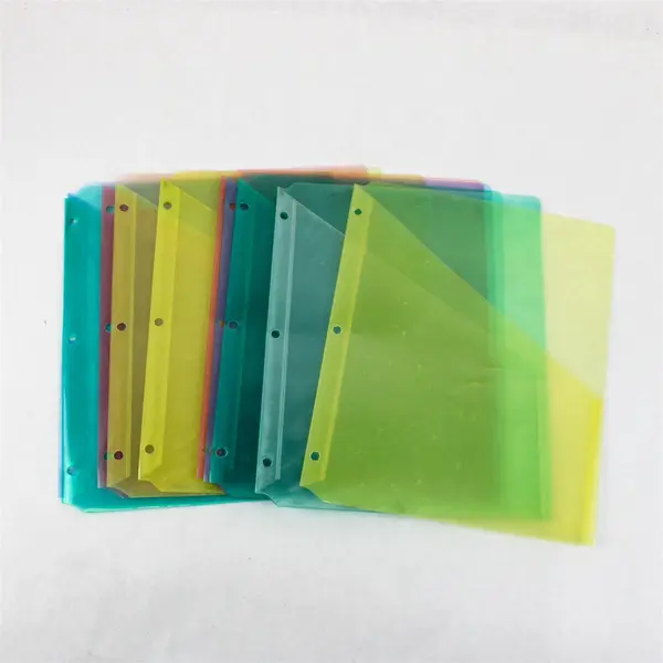 Lot of 11 Multi-Colored Pocket Dividers for Binders - Used