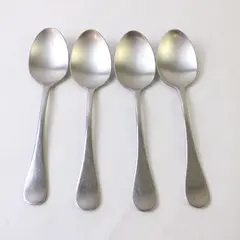 Lot of Four 18/10 Stainless Teaspoons by Winco  - Pattern Unknown