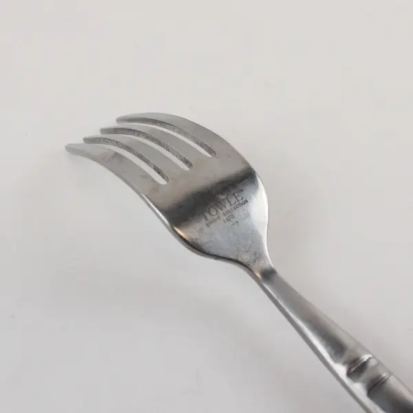 Four 18/0 Stainless Salad Forks By Towle in the Pattern Stephanie
