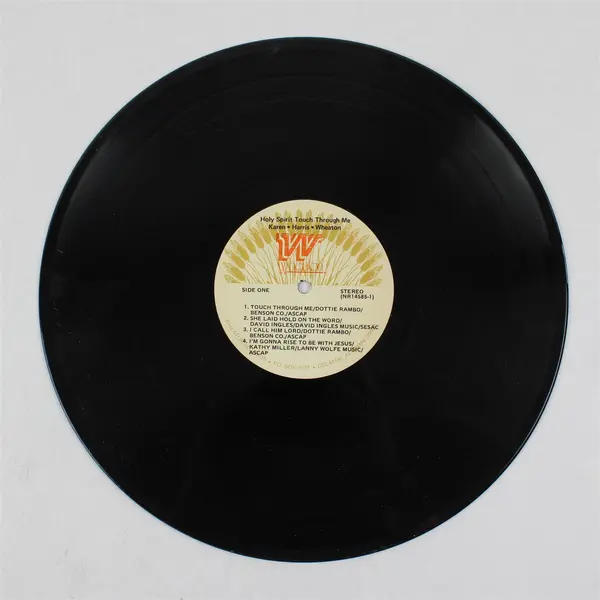 Karen Harris Wheaton Holy Spirit Touch Through Me Gospel 12" Vinyl Record