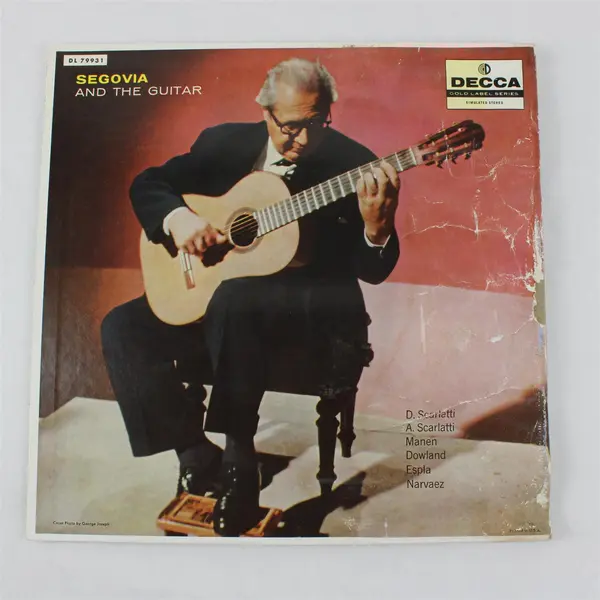 Segovia and the Guitar DECCA DL 79931 12" LP Vinyl Record