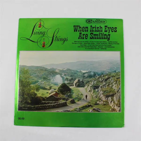Living Strings When Irish Eyes Are Smiling RCA Camden MONO LP CAL 859