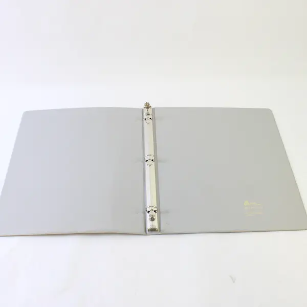 Lot of 6 Used 3-Ring Binders 3/4in Mixed Colors Black White Gray Burgundy
