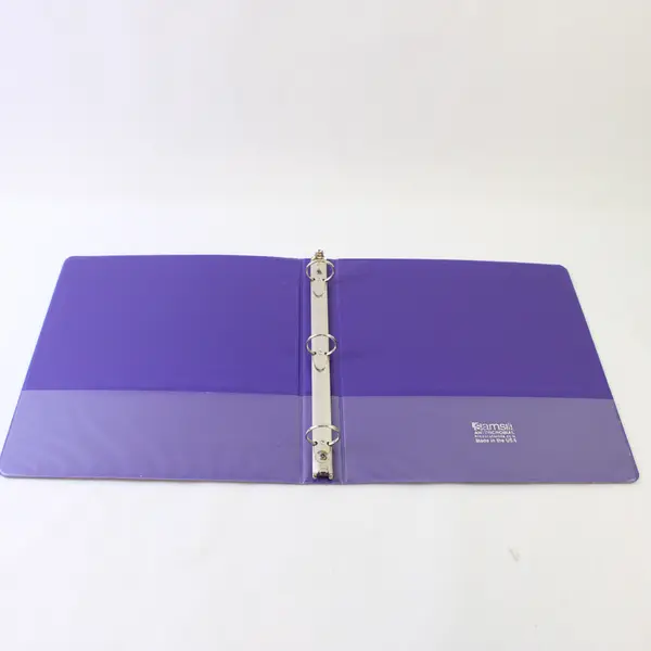 Samsill Lot of 4 Purple 1-Inch 3-Ring Binders