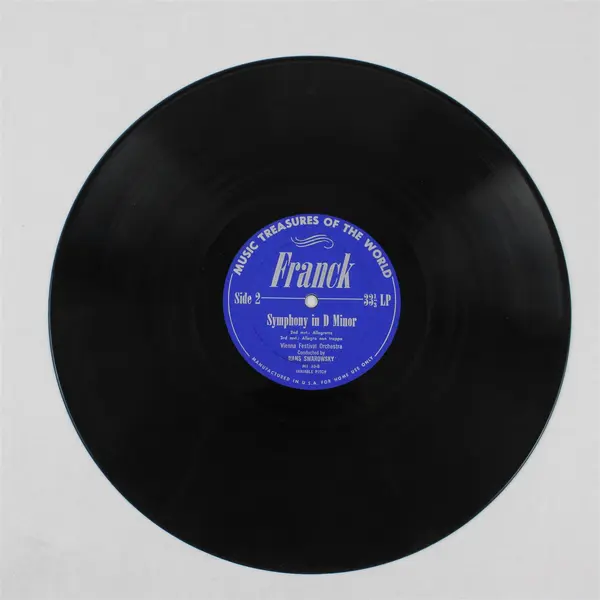 Franck Symphony in D Minor 12" Vinyl Vienna Festival Orchestra Hans Swarowsky