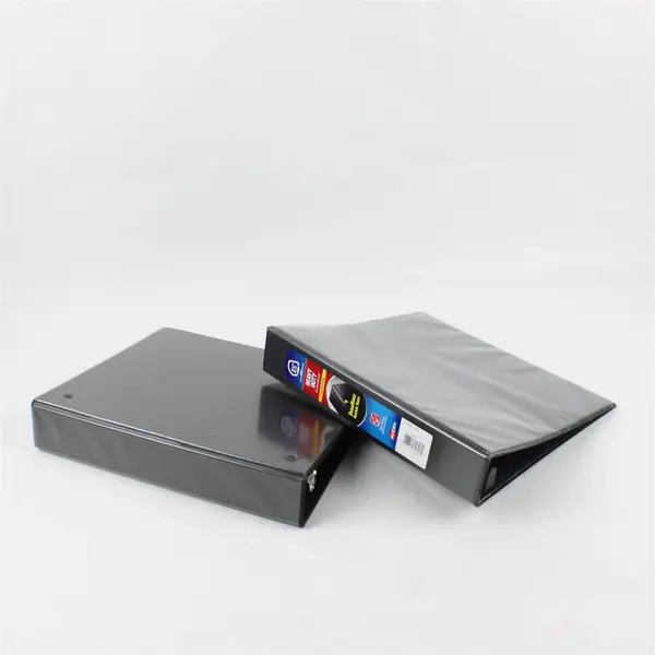 Lot of 2 Avery Black 3-Ring Binders 1-1/2" School Office Supplies