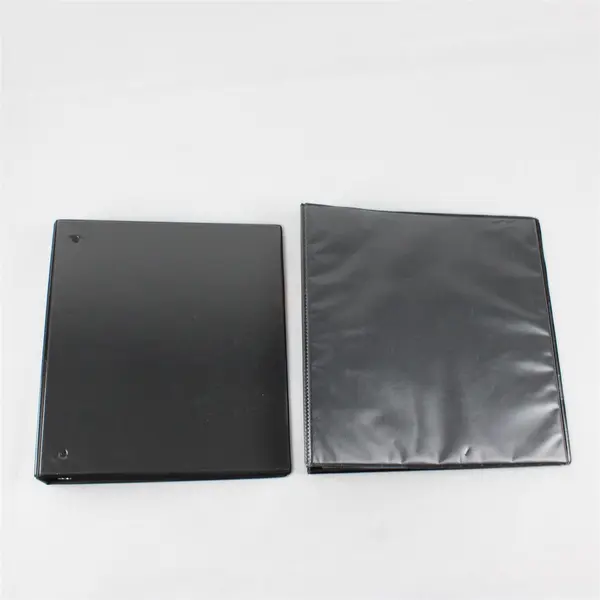 Lot of 2 Avery Black 3-Ring Binders 1-1/2" School Office Supplies
