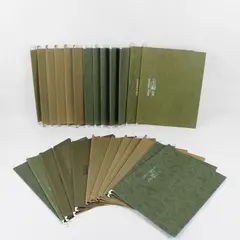 Lot of 25 Oxford Pendaflex Green Hanging File Folders Letter Size
